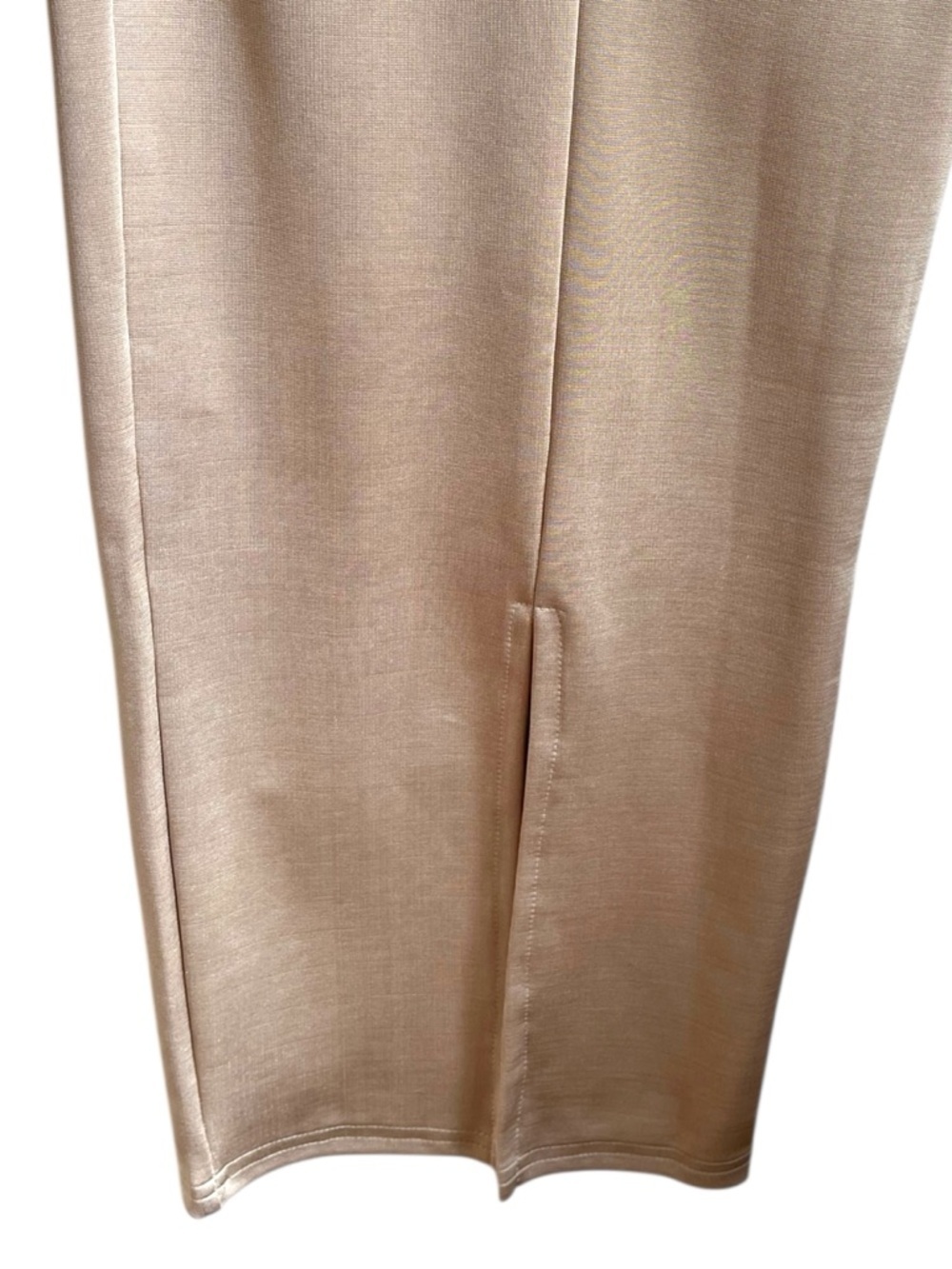 ASOS One Shoulder Bandage Midaxi Dress Beige Size US 2 NWT - Picture 10 of 14
